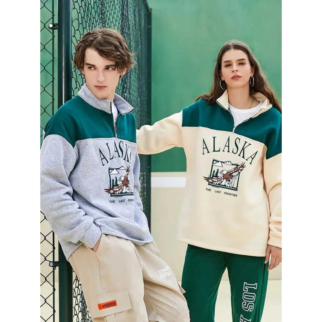 Suéter AK con Cuello Quarter Zip