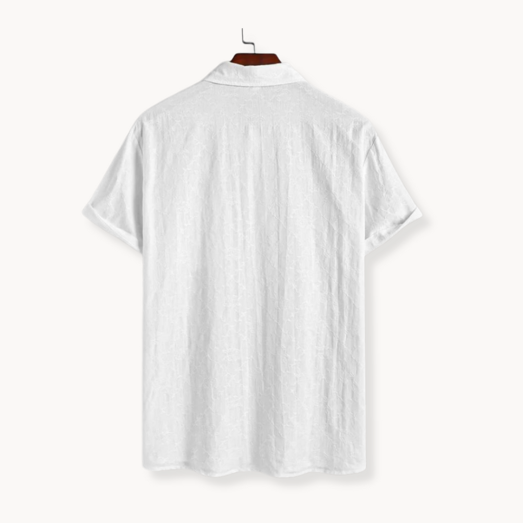 Polo de Jacquard de Algodón