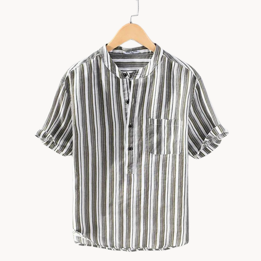 Caelan Cotton and Linen Shirt