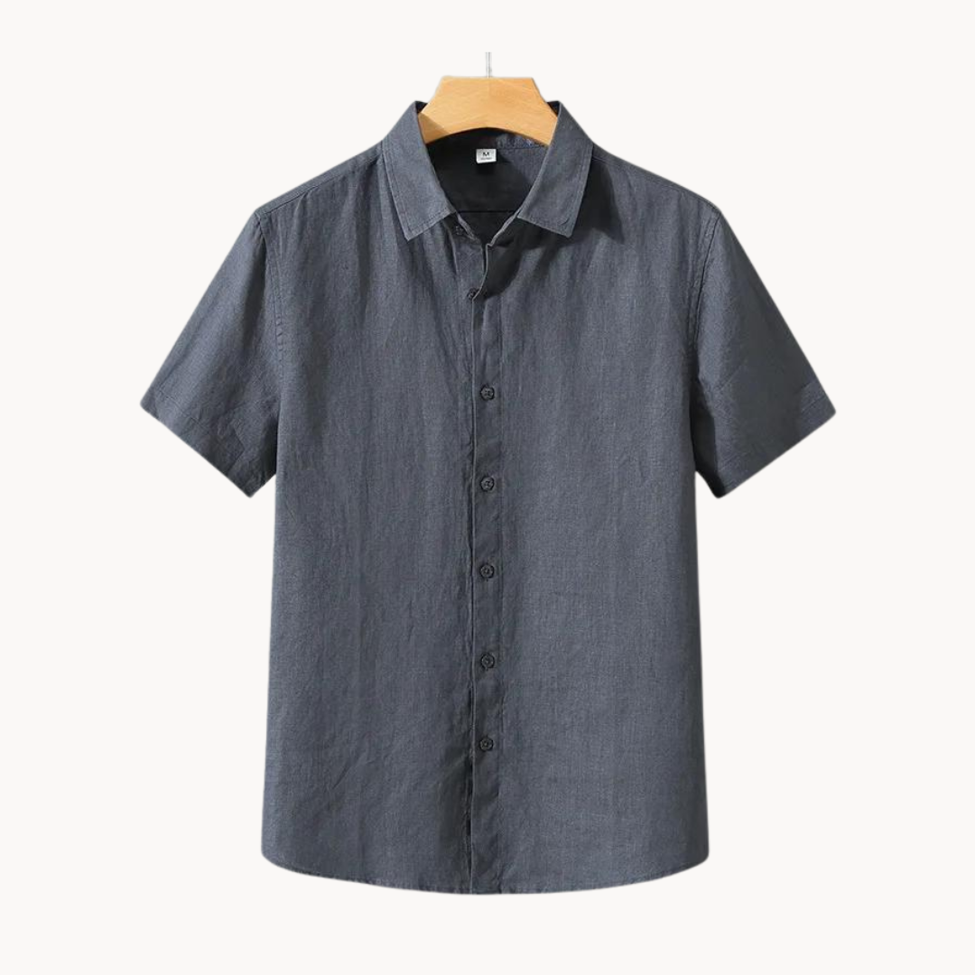 Royale linen button-down shirt