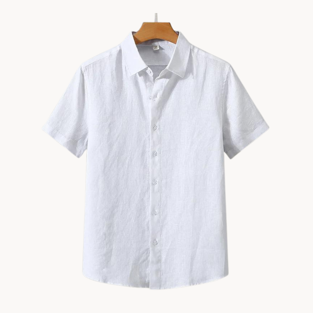 Royale linen button-down shirt