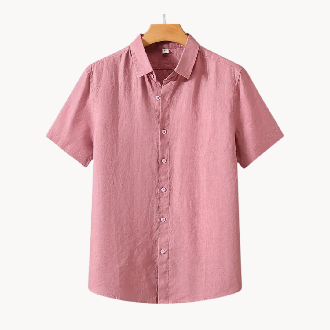 Royale linen button-down shirt