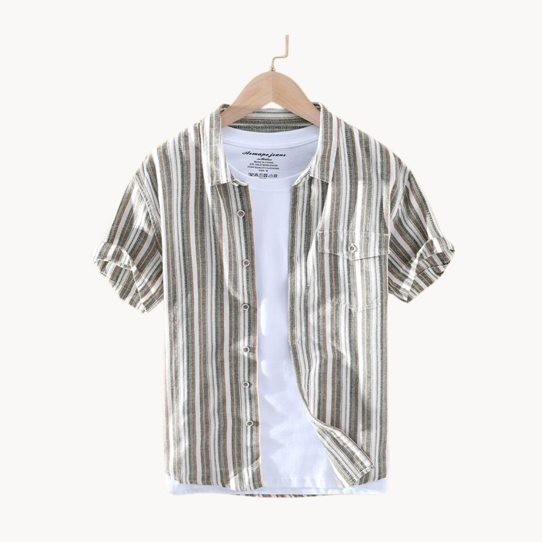 Camisa Baron de Lino y Algodón