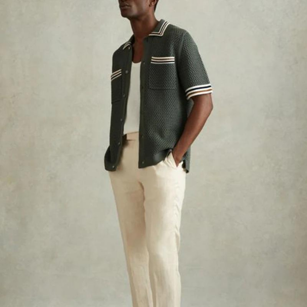 Camisa de Punto Calado Xeno