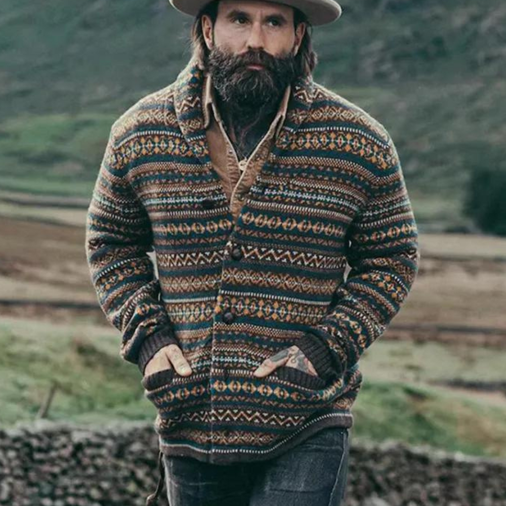 Gilet en mélange doux à col châle