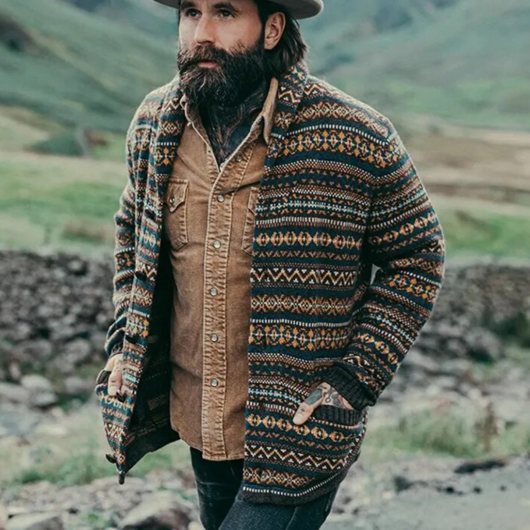 Cárdigan con Cuello Chal Soft Blend