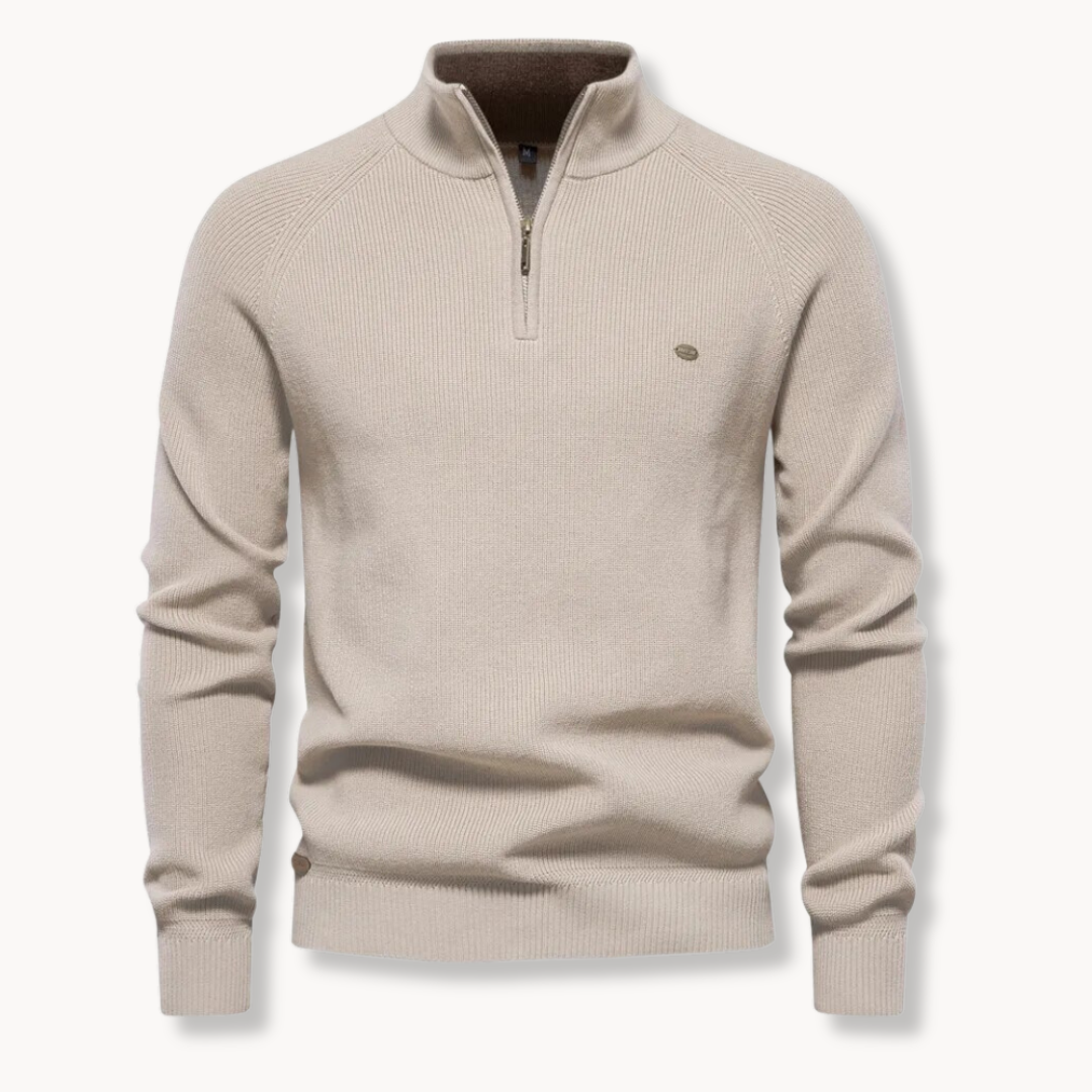 Suéter con cremallera Moss Quarter Zip