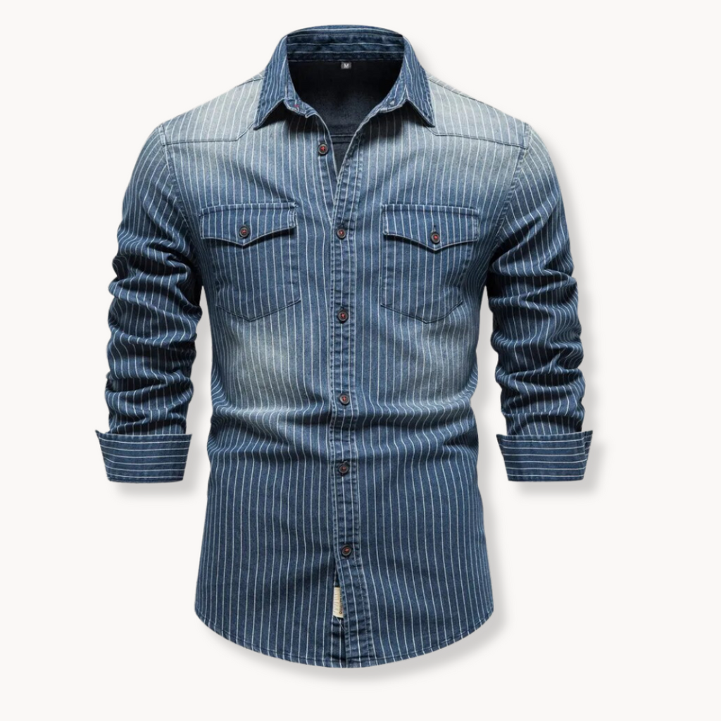 Chemise rayée en denim Westside
