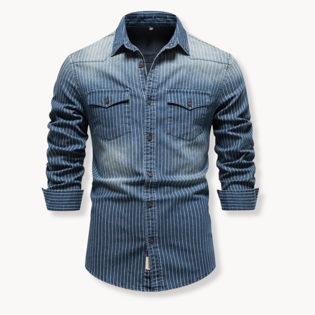 Camisa Westside a Rayas de Denim