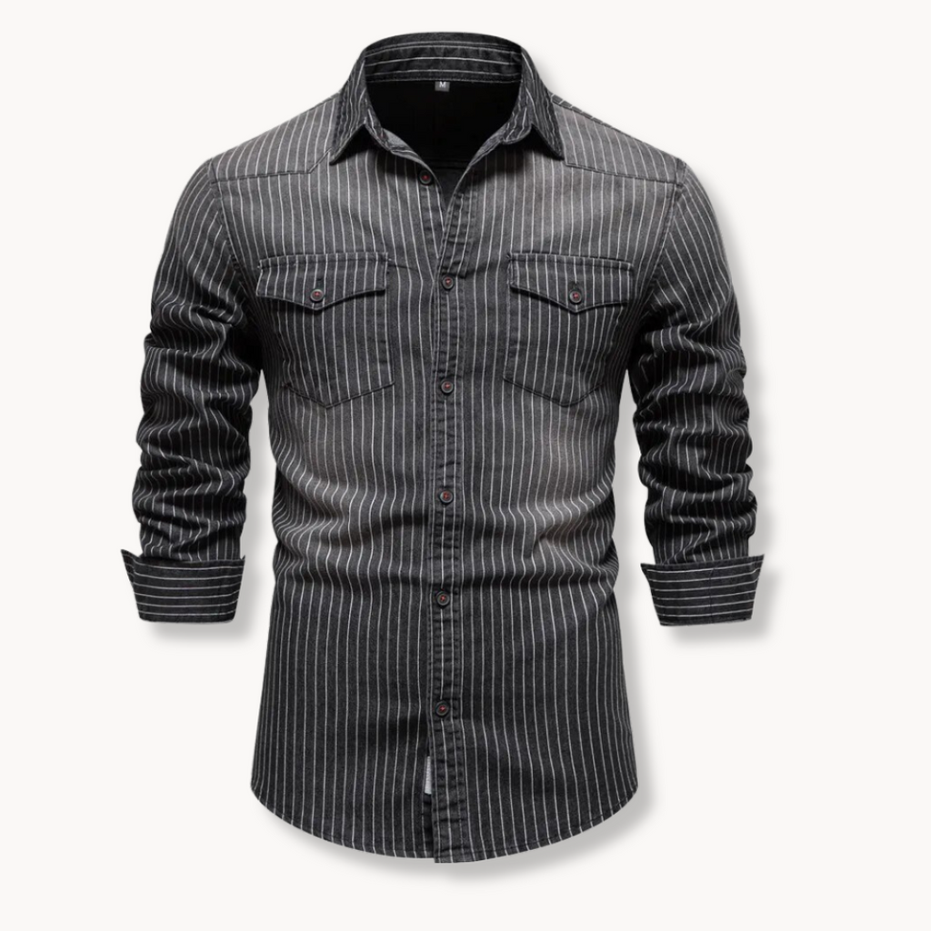 Chemise rayée en denim Westside