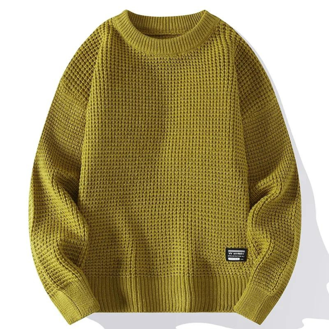 Suéter de Cachemira Waffle