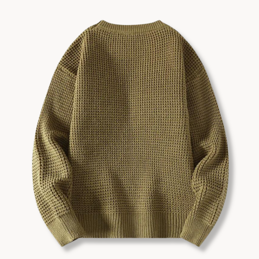 Suéter de Cachemira Waffle