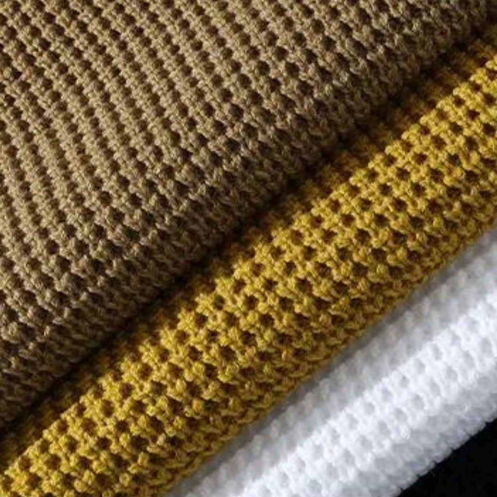 Suéter de Cachemira Waffle