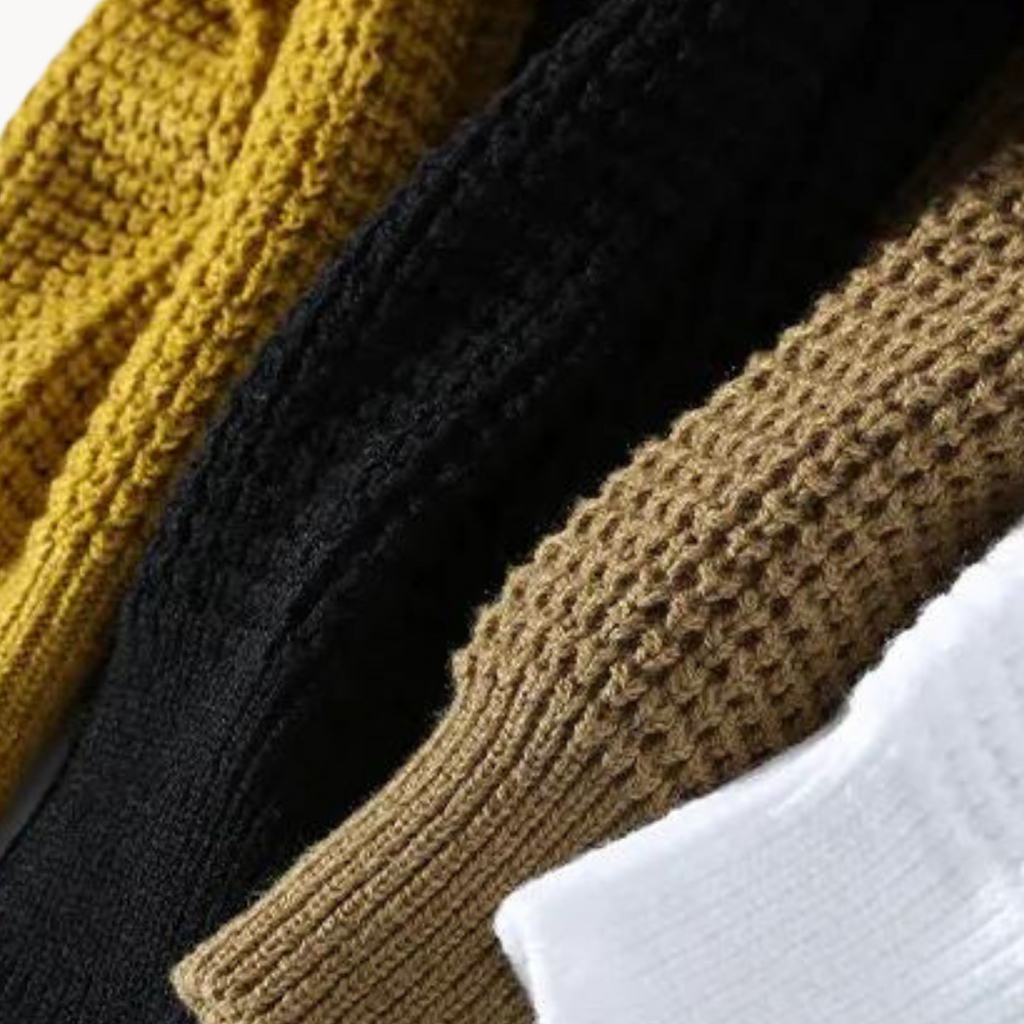 Suéter de Cachemira Waffle