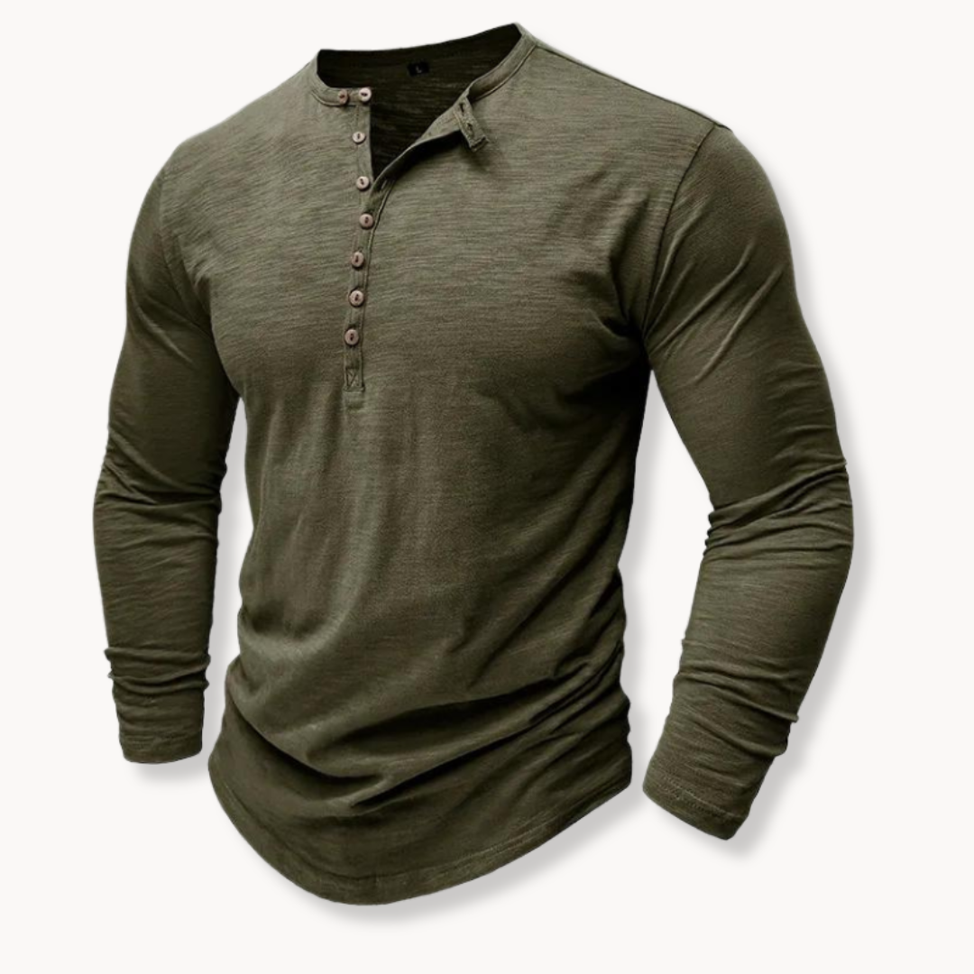 Henley Classic Comfort de Algodón