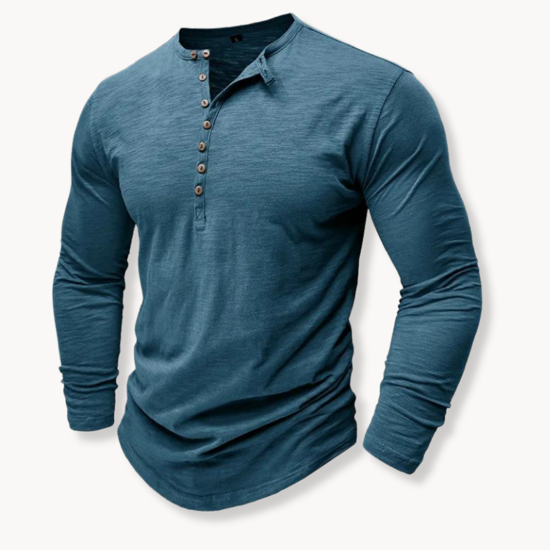 Henley Classic Comfort de Algodón