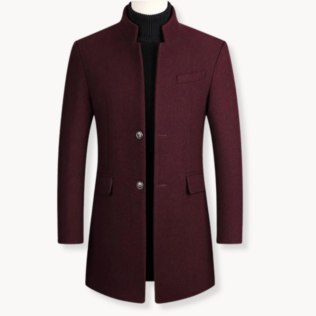 Manteau en laine et cachemire