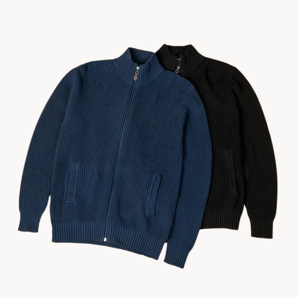 Suéter Zenith con Cuello y Cremallera