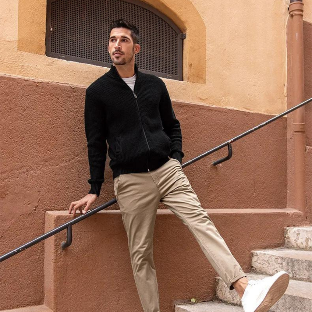 Suéter Zenith con Cuello y Cremallera