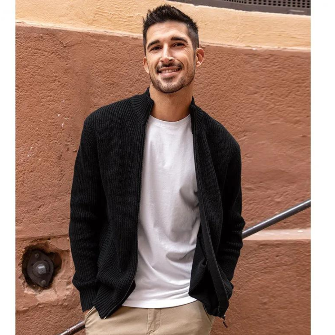 Suéter Zenith con Cuello y Cremallera