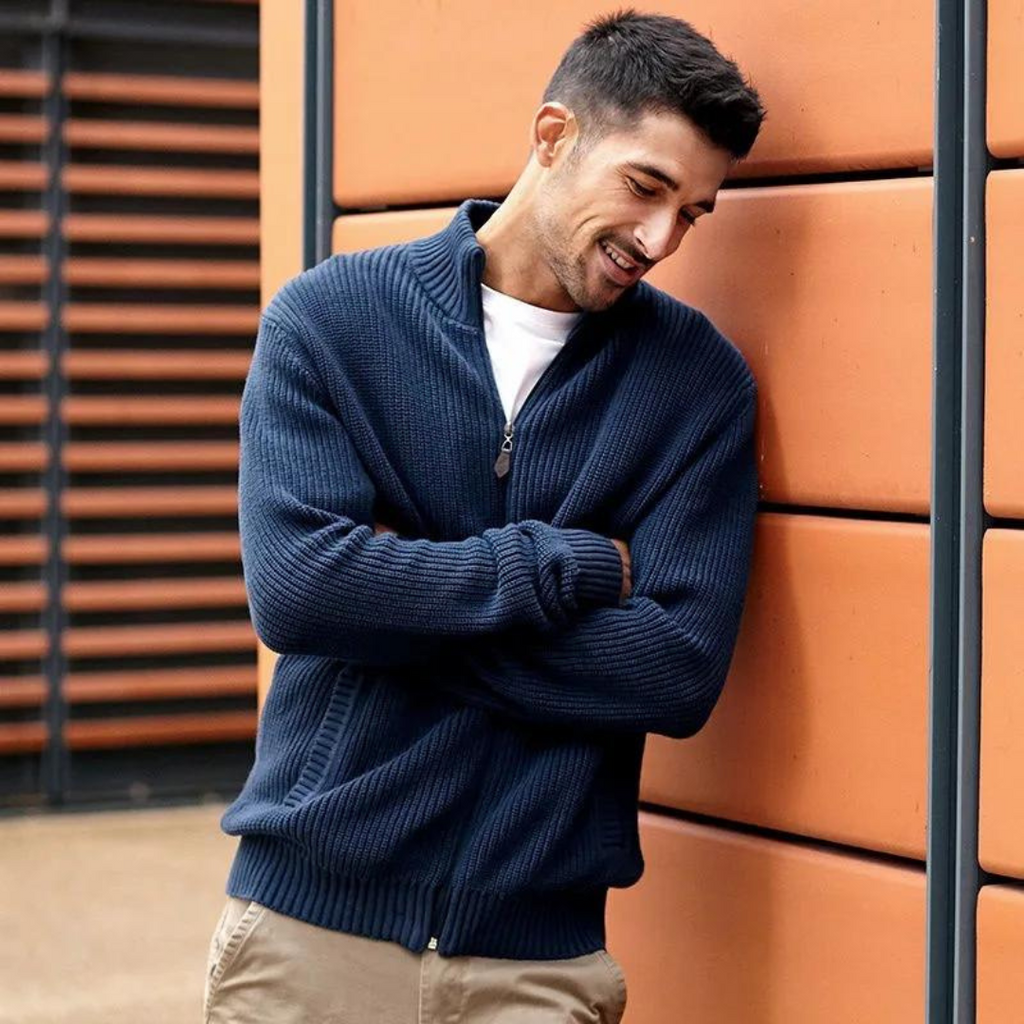 Suéter Zenith con Cuello y Cremallera