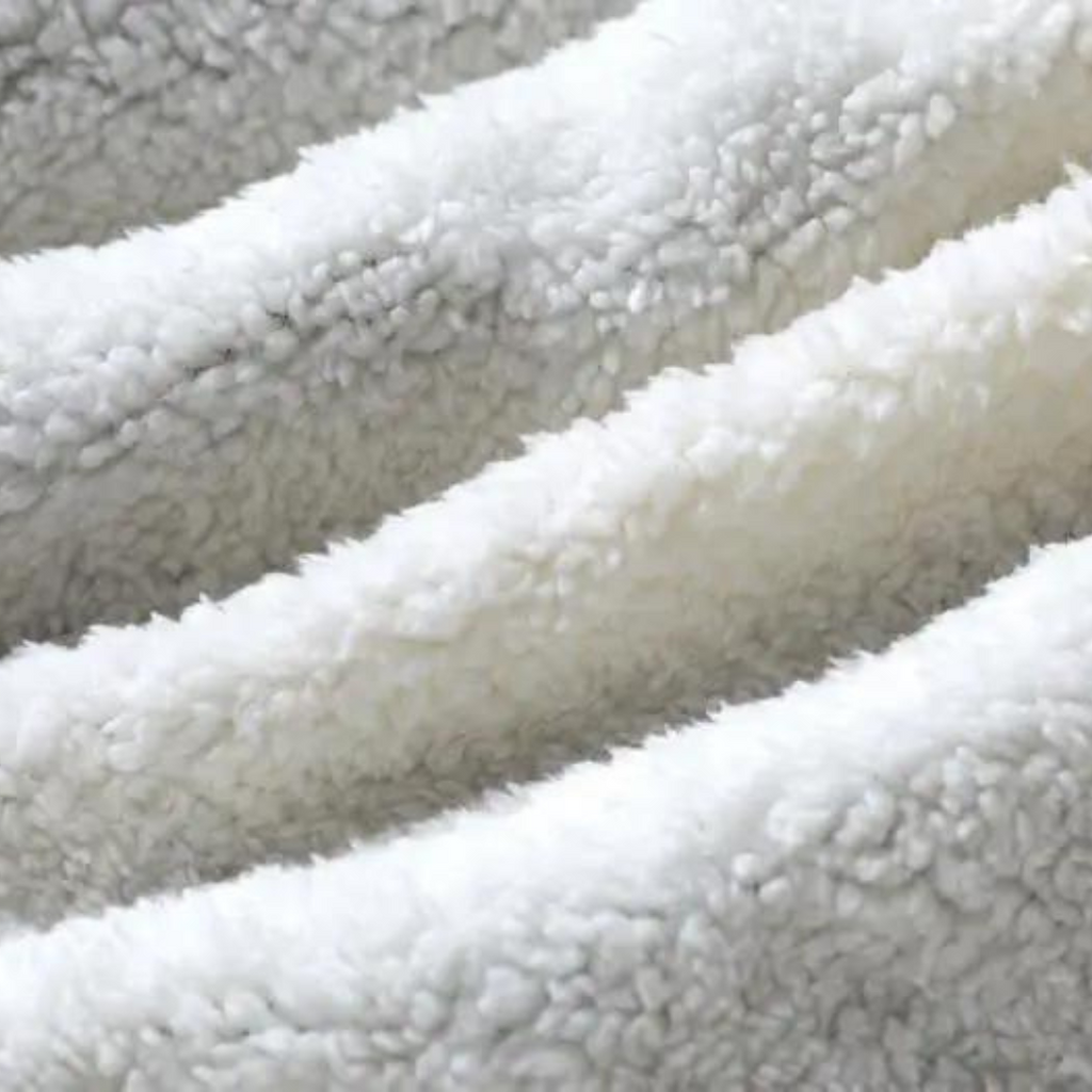 Cárdigan con Cuello Chal de Felpa