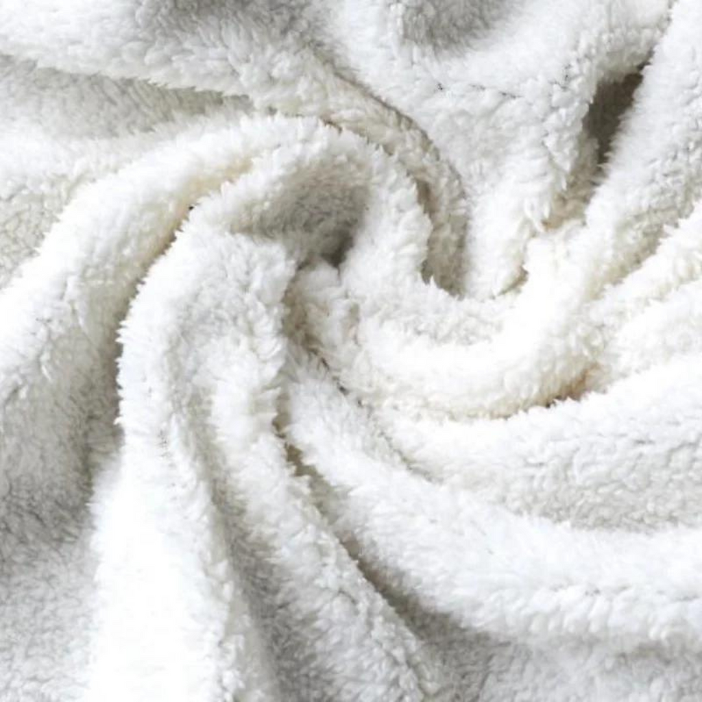 Cárdigan con Cuello Chal de Felpa