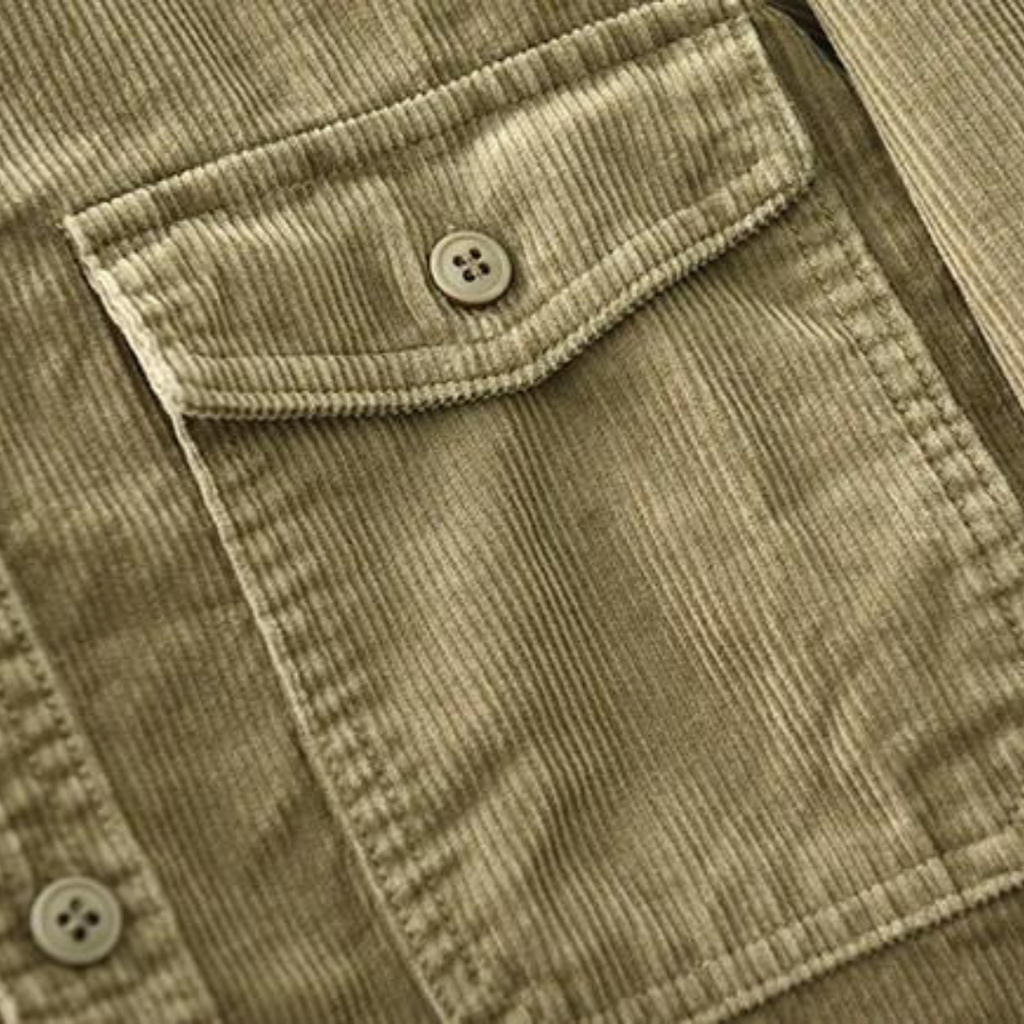 Chemise en velours côtelé Peak