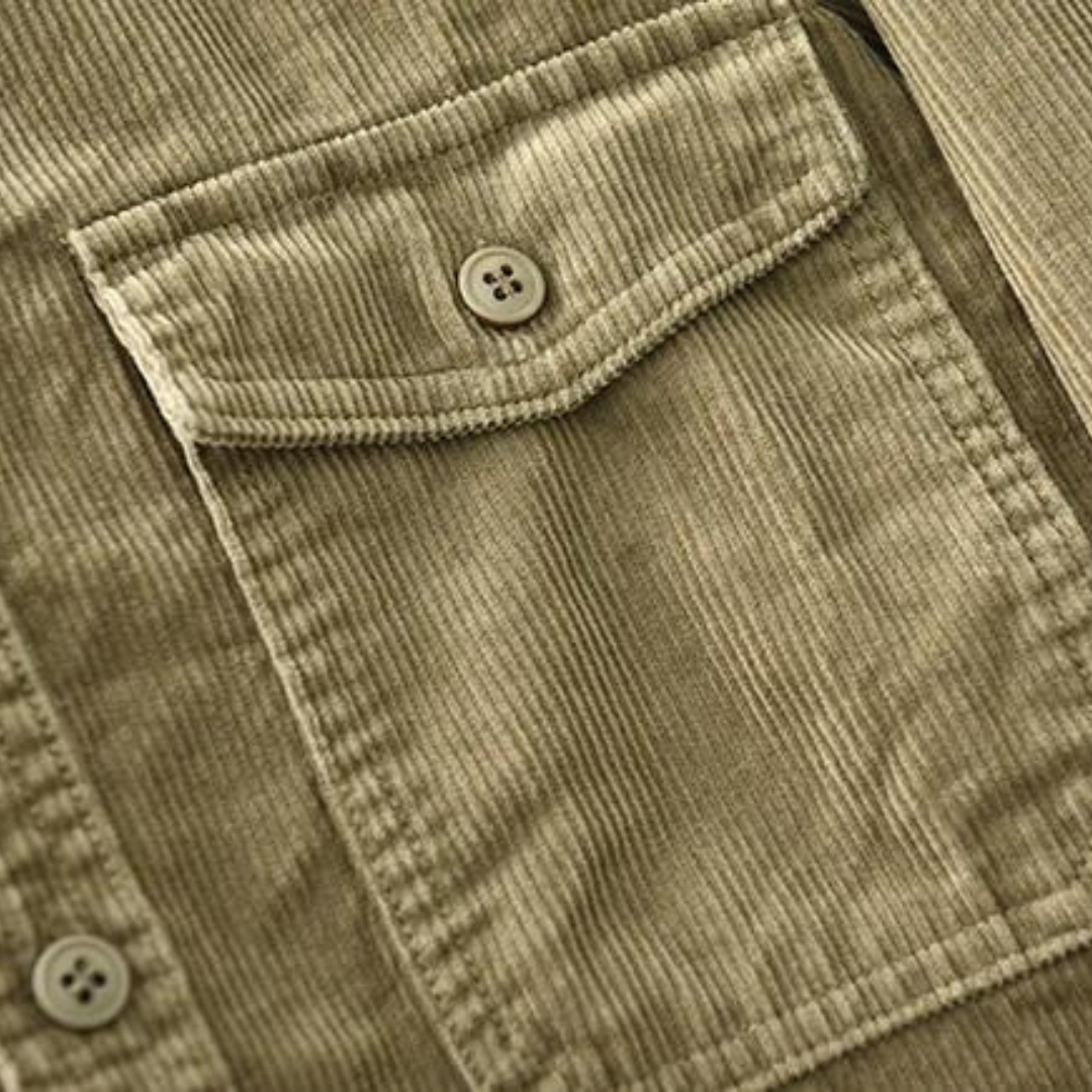 Chemise en velours côtelé Peak