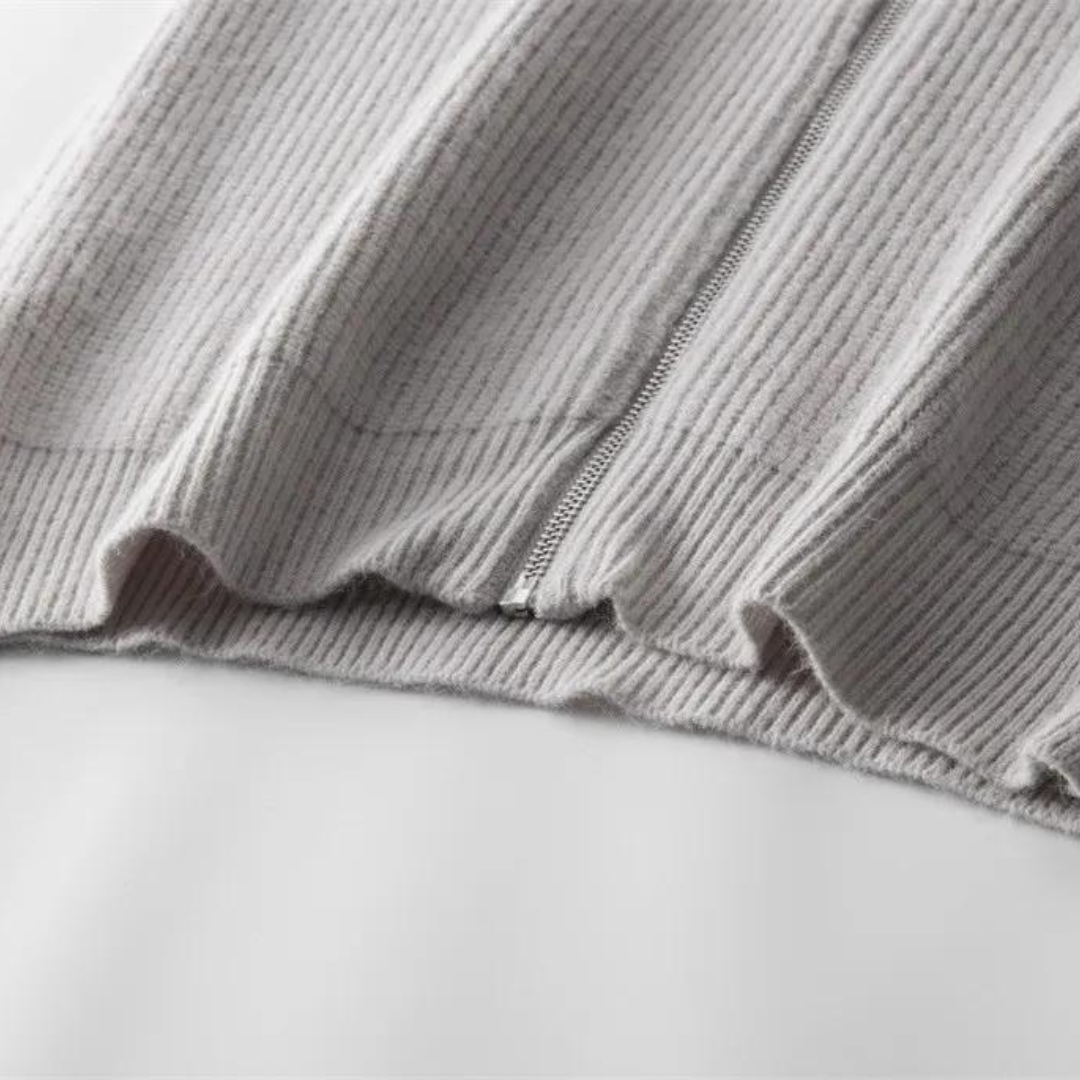 Suéter con Cierre de Cashmere Ridgeline