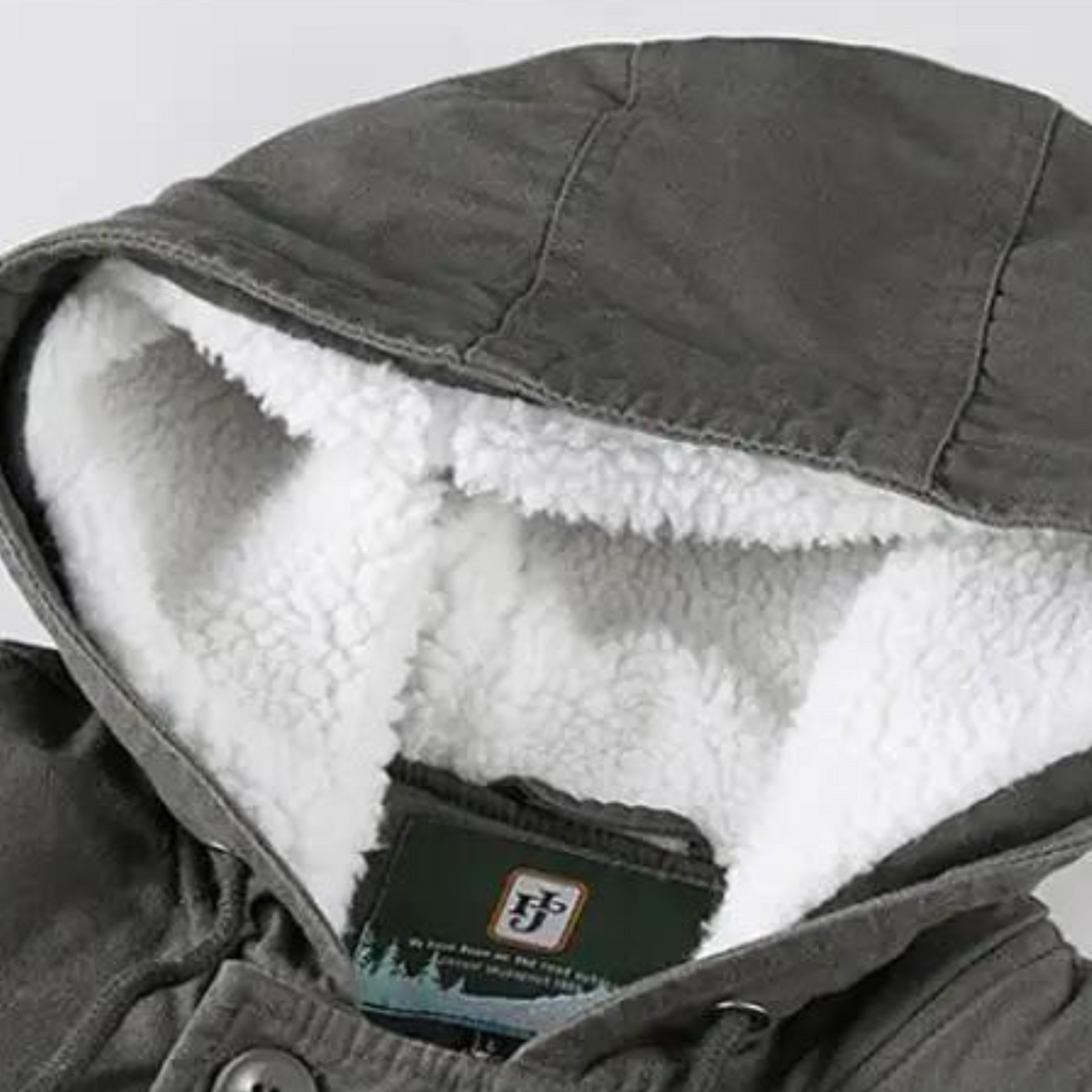 Chaqueta con Capucha Arctic Haven Forrada en Fleece
