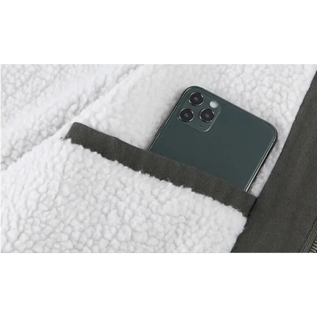 Chaqueta con Capucha Arctic Haven Forrada en Fleece