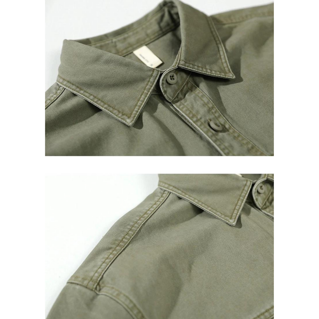 Chemise à manches longues en coton Arroyo