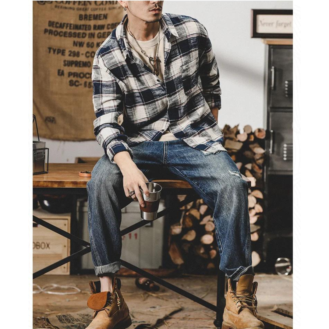 Camisa Jaxel de Cuadros