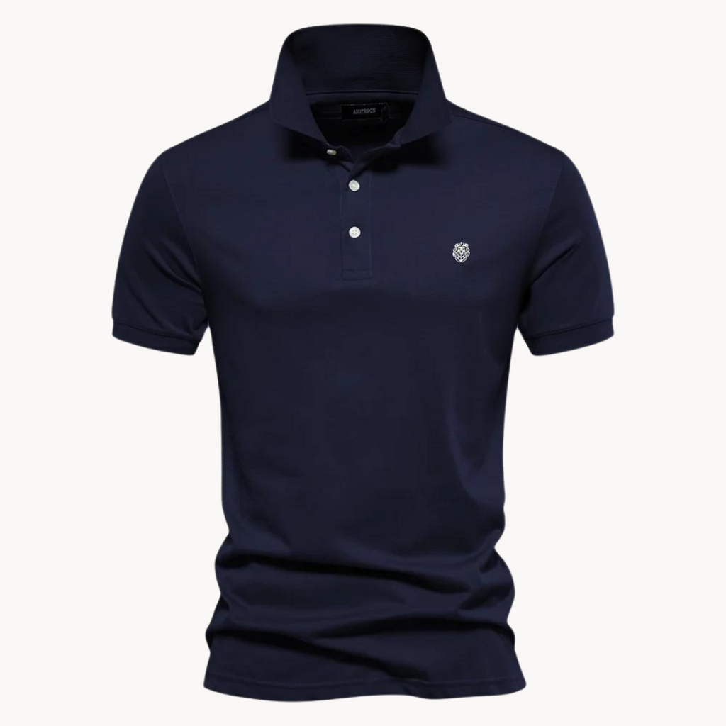 Cotton Troyer Polo Shirt 