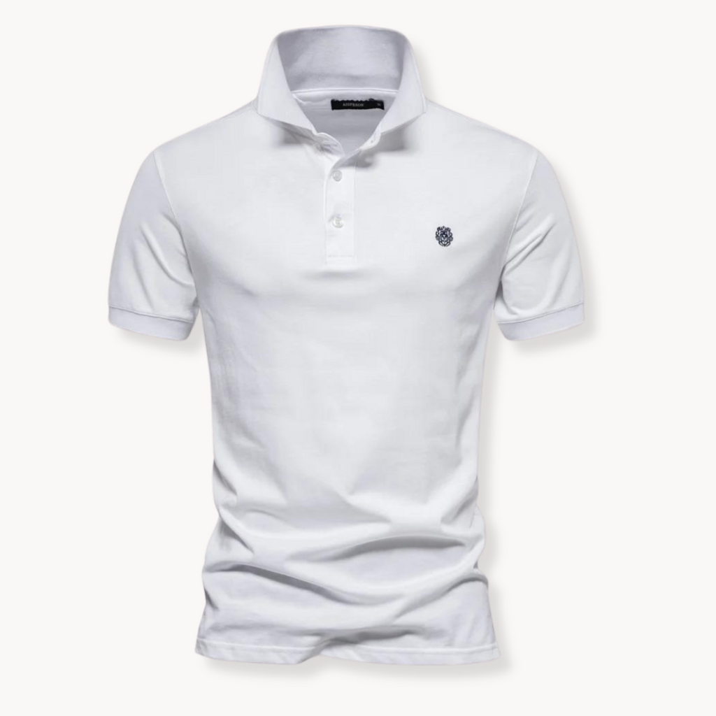 Cotton Troyer Polo Shirt 