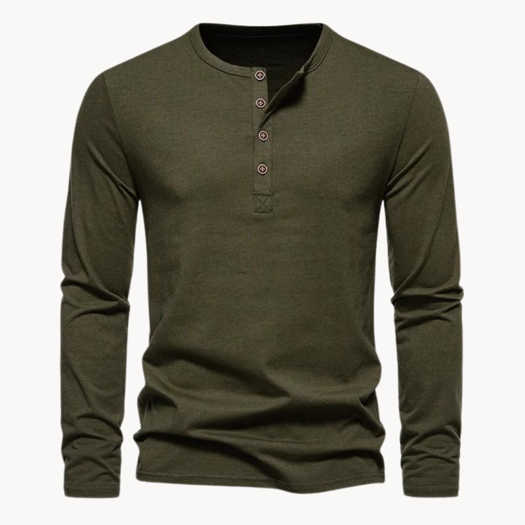 Henley Outland de Manga Larga