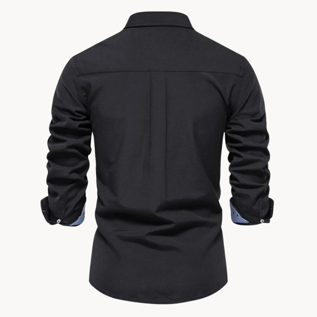 Camisa Oxford de Manga Larga