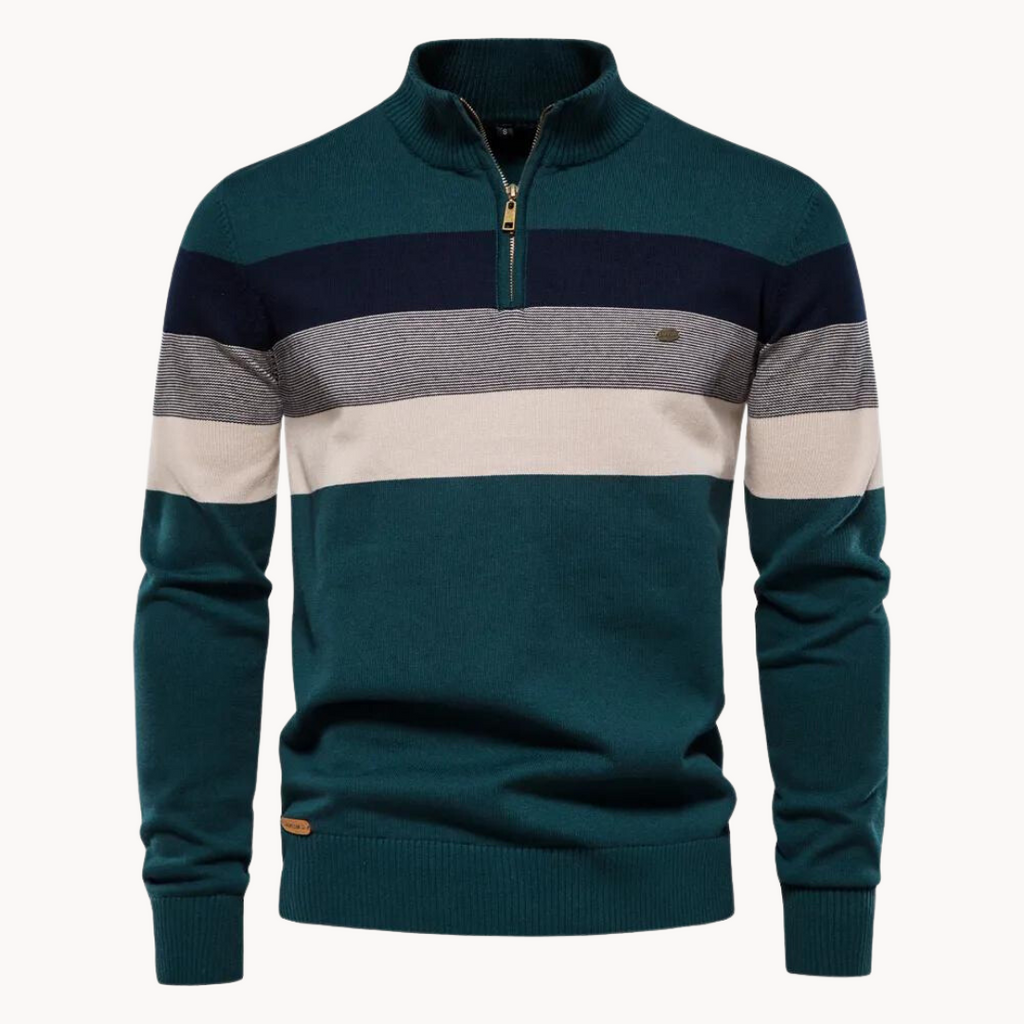 Suéter con cremallera Burk Quarter Zip