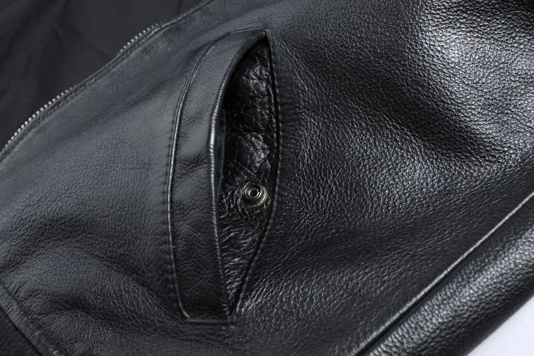 Chaqueta Bomber de Cuero Oslo