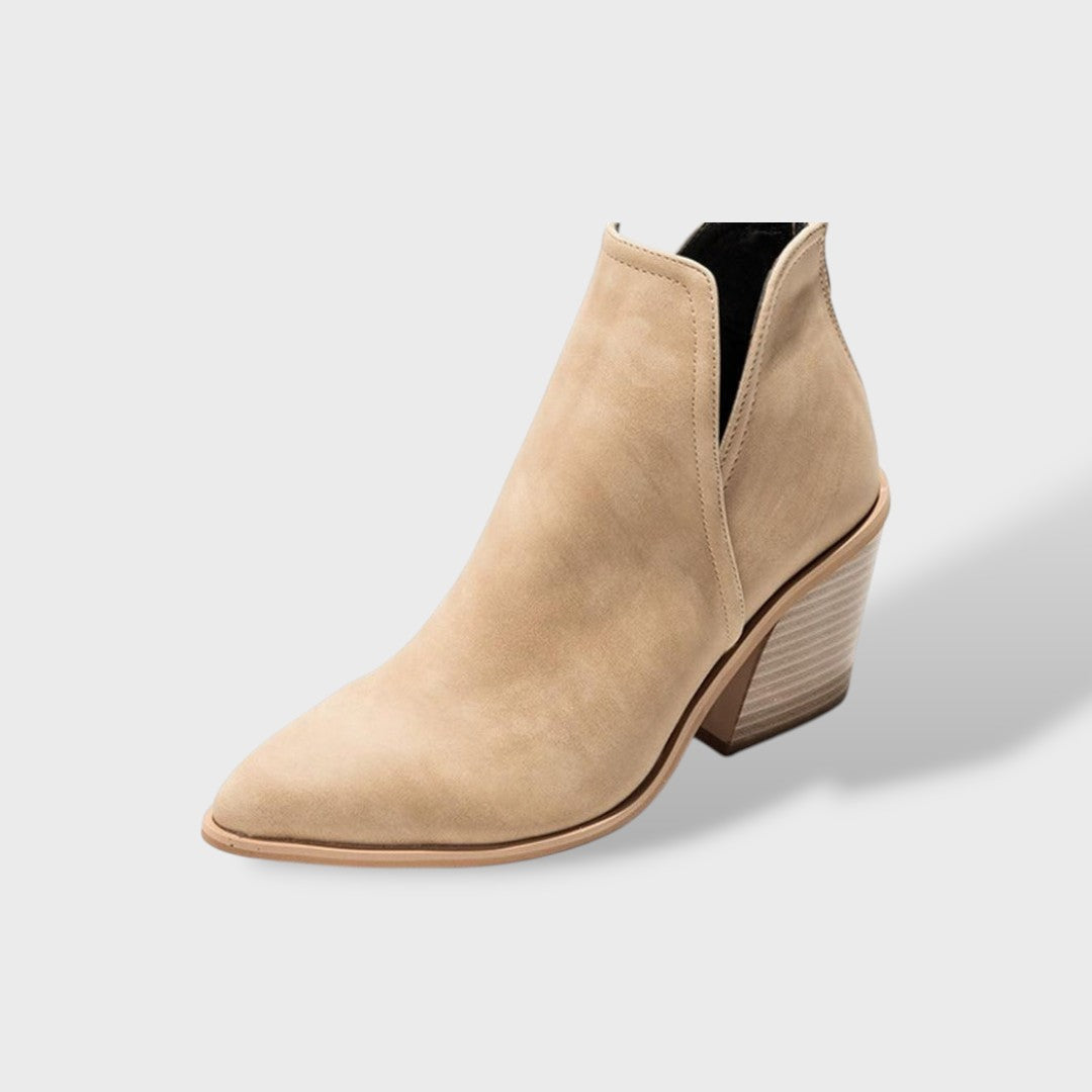 Botines Vaqueros Mujer con Tacón Alto