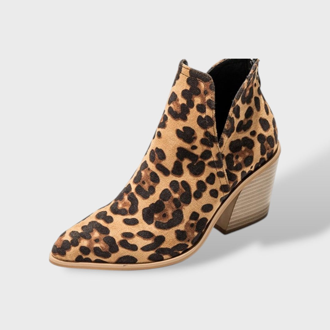 Botines Vaqueros Mujer con Tacón Alto