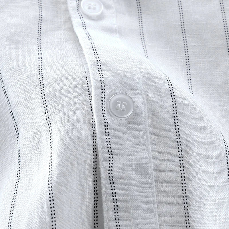 Chemise à manches courtes Niall Linen