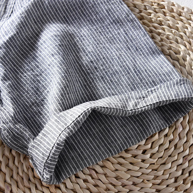 Camisa Sail a rayas de lino