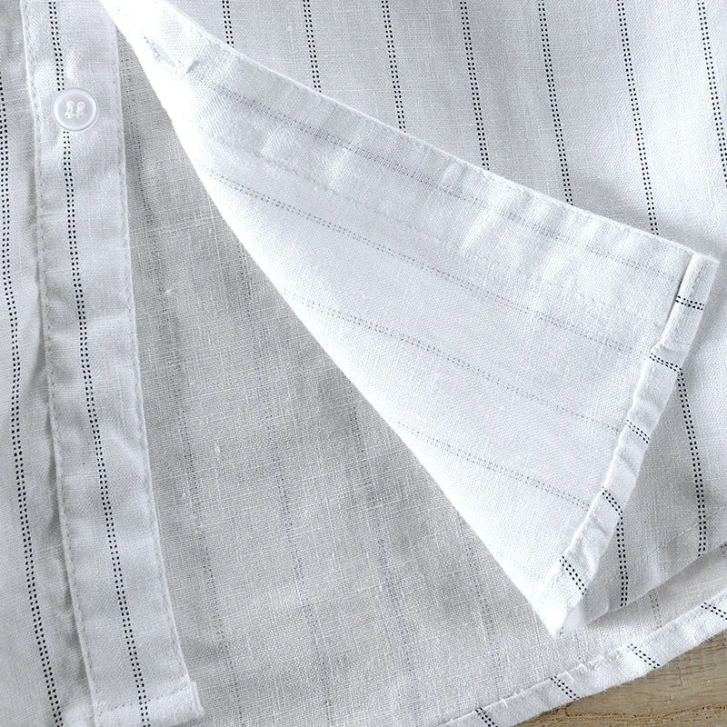 Chemise à manches courtes Niall Linen
