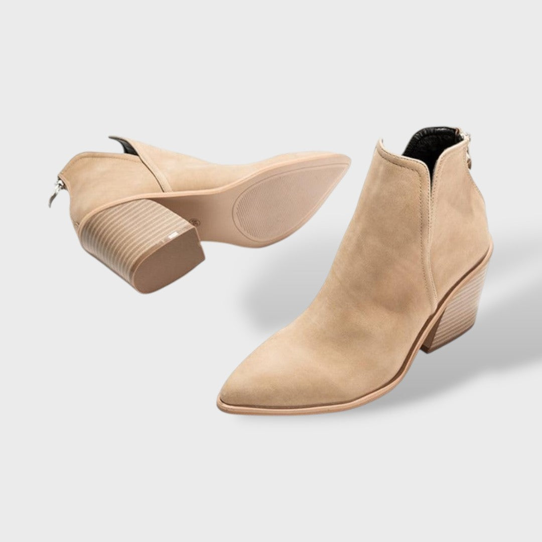 Botines Vaqueros Mujer con Tacón Alto