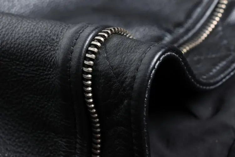 Chaqueta Bomber de Cuero Oslo