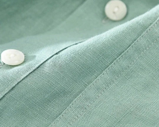 Silvio linen short-sleeved shirt