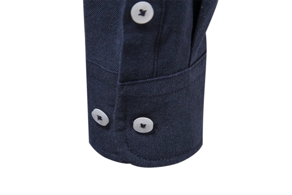 Camisa Oxford de Manga Larga