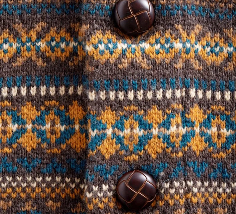 Gilet en mélange doux à col châle